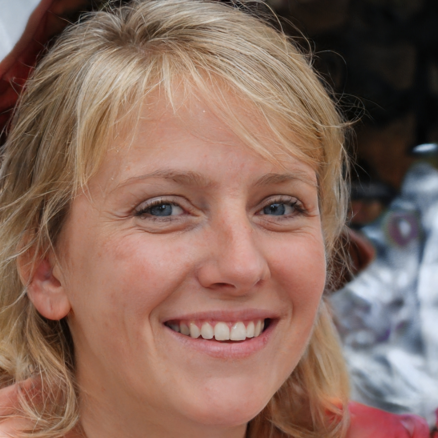 Vrouw met blond haar