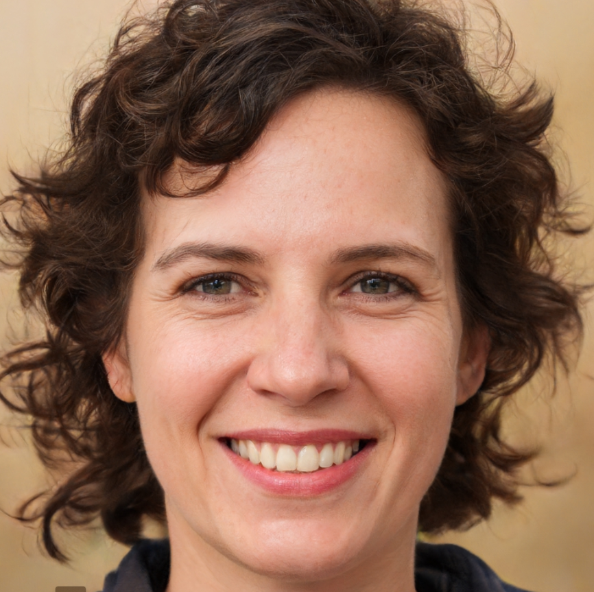 Vrouw met kort haar