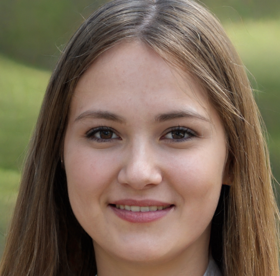 vrouw met donkerblond stijl haar