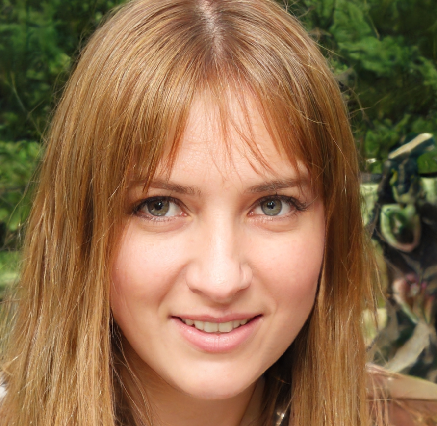 vrouw met blond haar