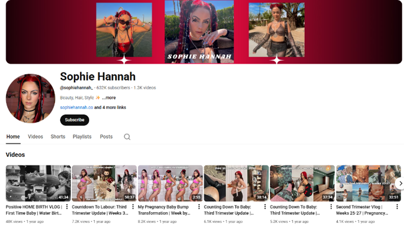 YouTube Sophie Hannah 