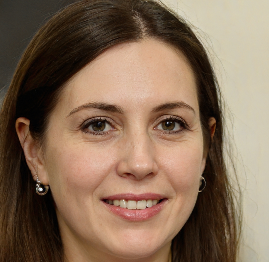 Vrouw met donker haar