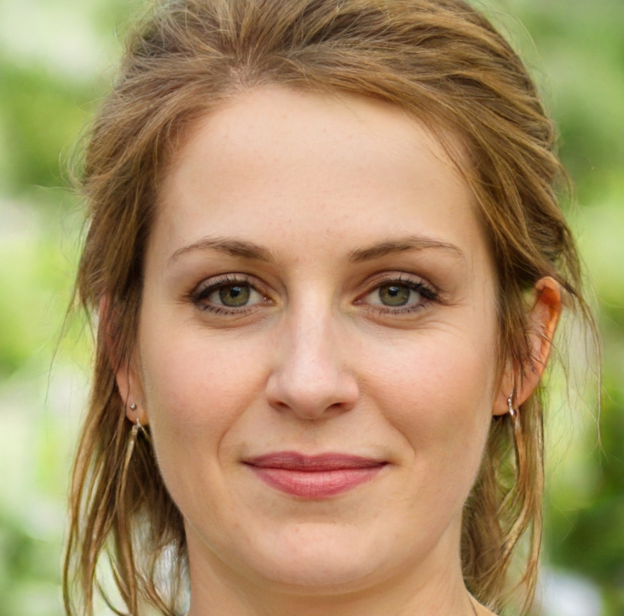 Vrouw met haar opgestoken