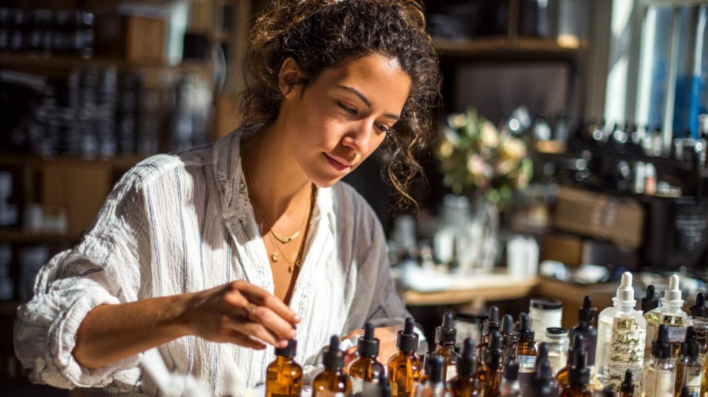 beauty influencer werkzaam in de niche markt