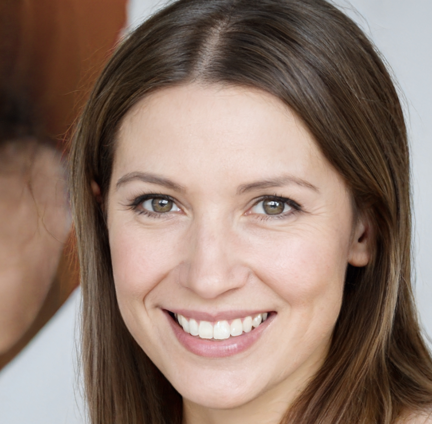 Vrouw met stijl donker haar