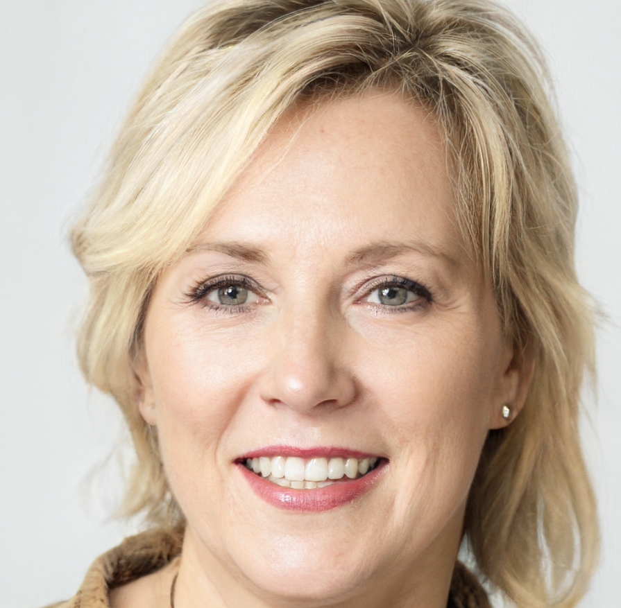 Vrouw met blond haar