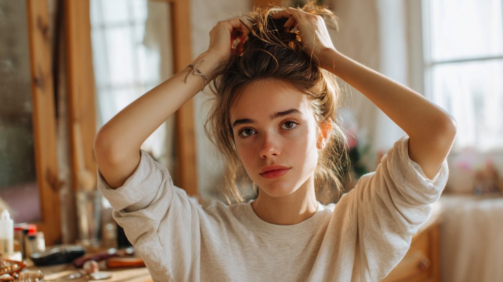 Haarstijlen oefenen voor glow up in het nieuwe schooljaar