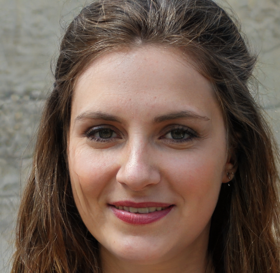vrouw met haar half opgestoken
