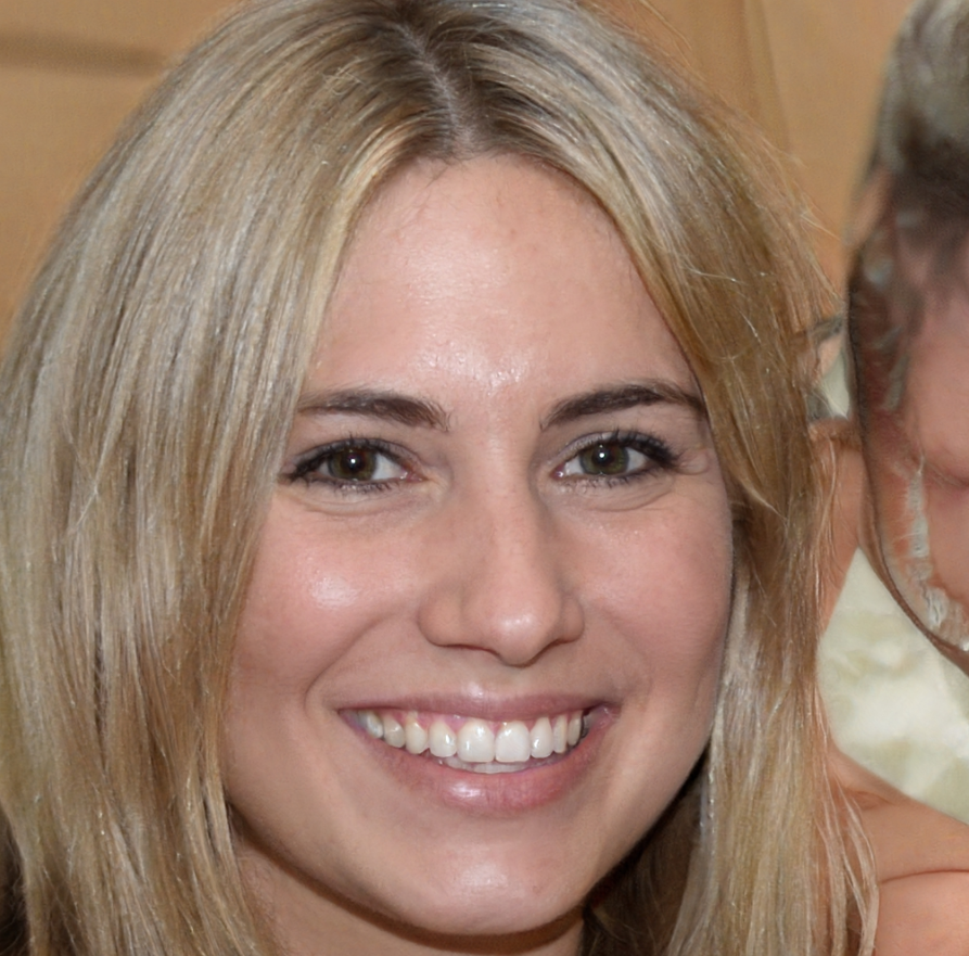 Vrouw met blond geverfd haar