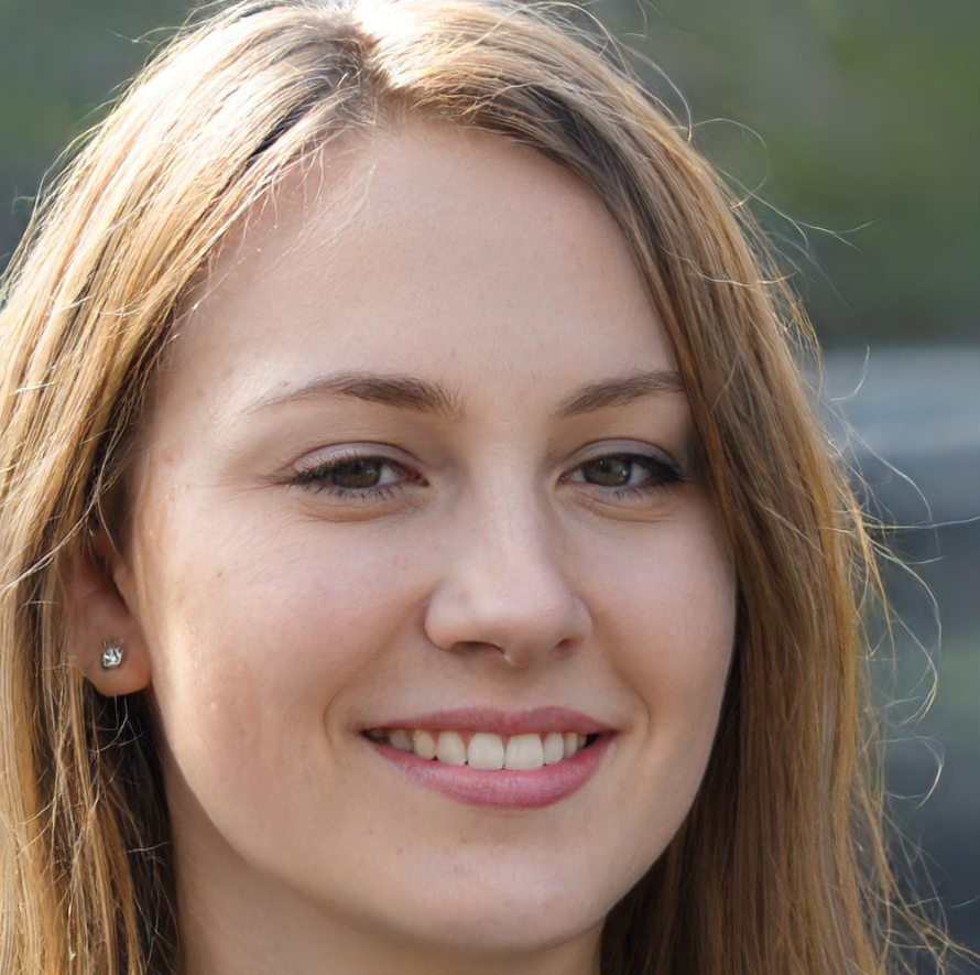 vrouw met blond haar