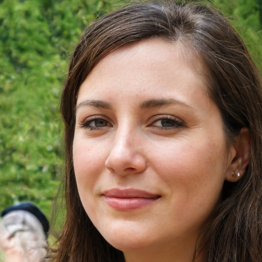 vrouw met donker haar