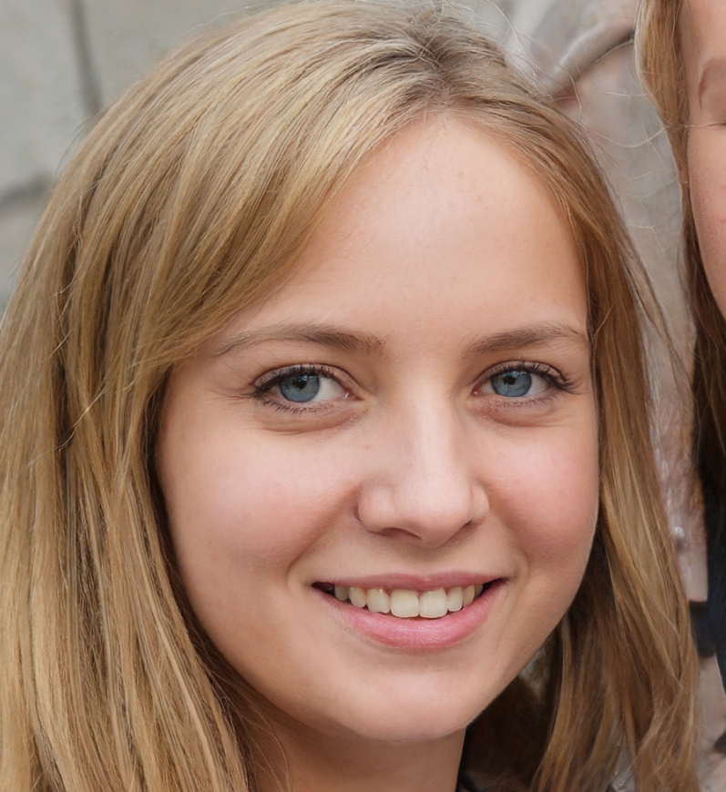 Vrouw met blond haar